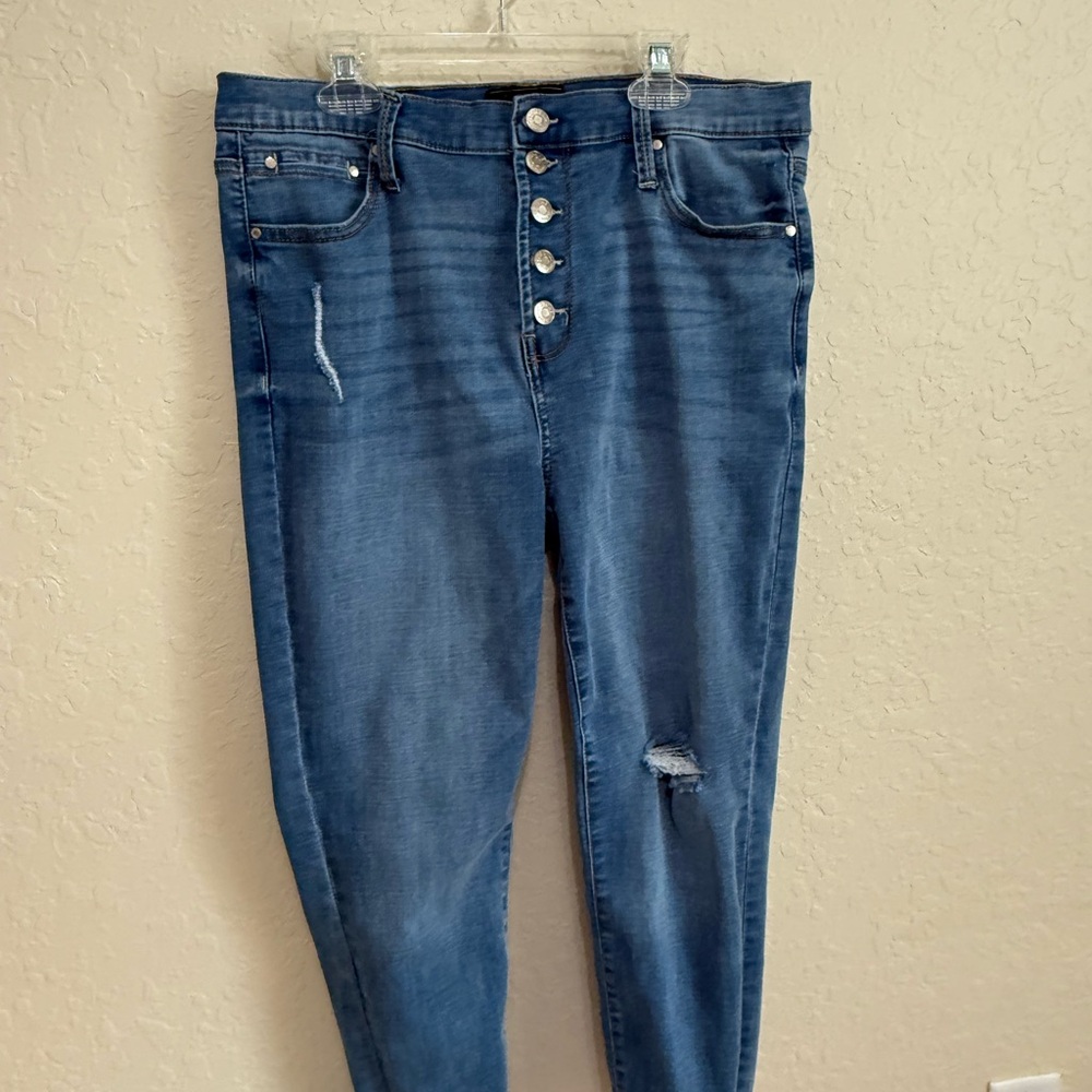 RACHEL Rachel Roy High Rise Blue Jeans